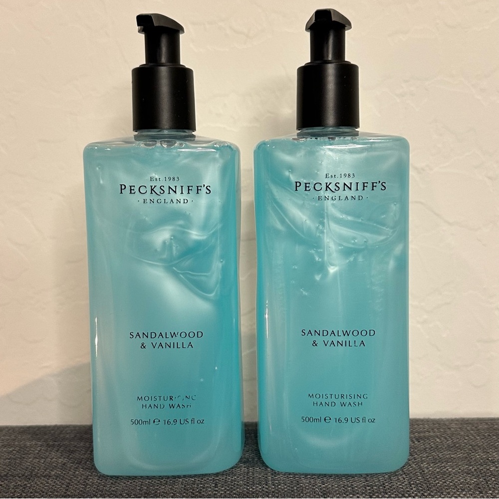 Pecksniff's England Sandalwood & Vanilla Hand Wash Set of 2